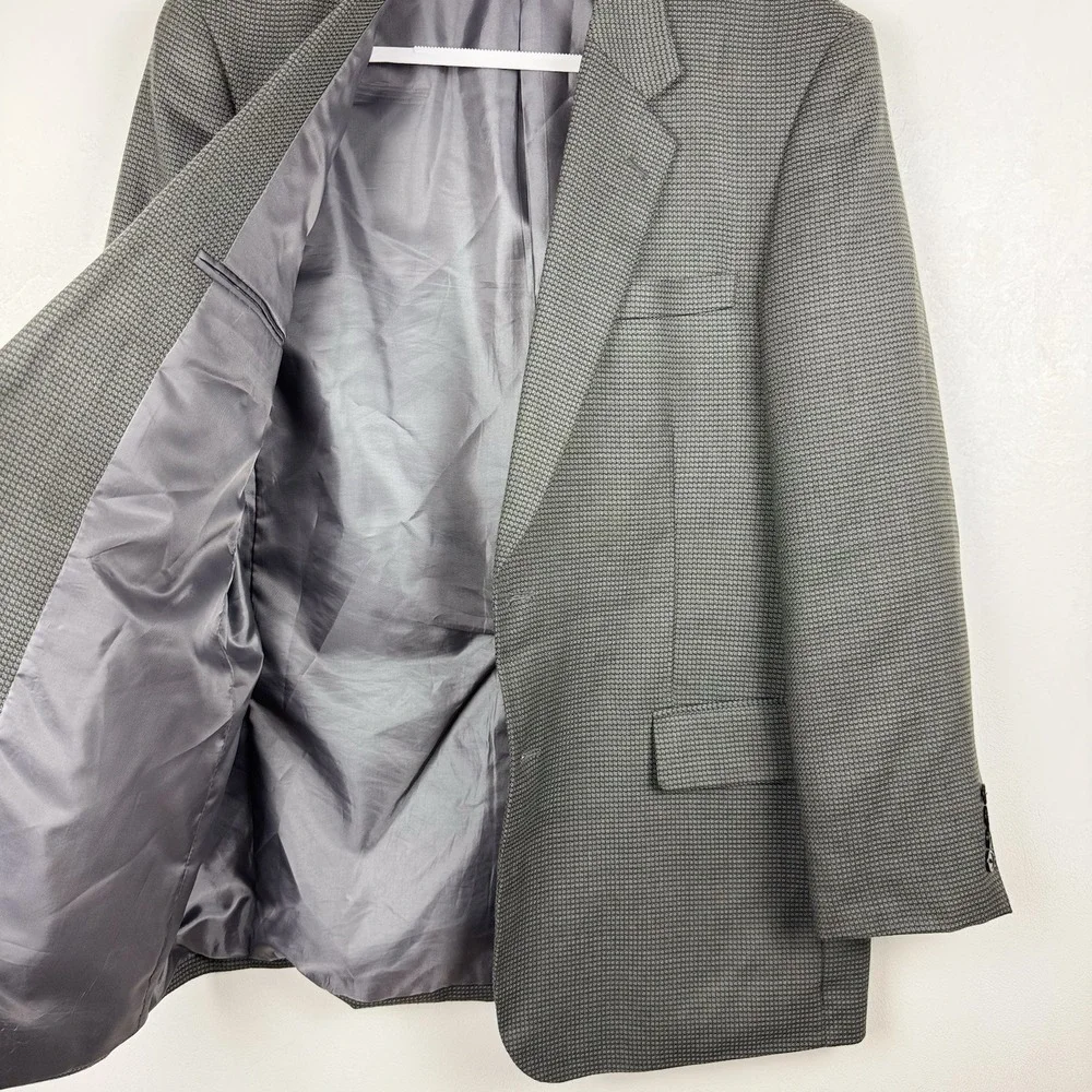 Michael‎ Brian Blazer Men's 42L Gray Sport Coat 2 Button